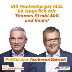 Politischer Aschermittwoch – „Neue Ideen für eine neue Zeit“