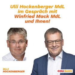 „Wirtschaft und Wohlstand in Baden-Württemberg – Wir kümmern uns“