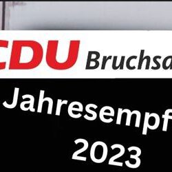 Jahresempfang der CDU Bruchsal am 28.01.2023 mit Dr. Michael Blume