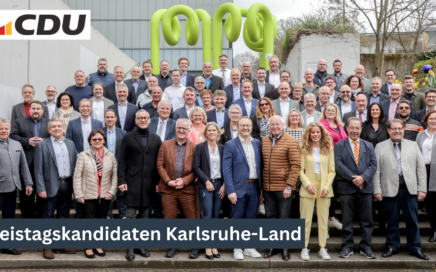 Bild der Kandidaten der CDU Kreistagsliste Karlsruhe-Land